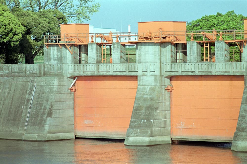 Old Iwabuchi Watergate: the floodgate that protected Tokyo
