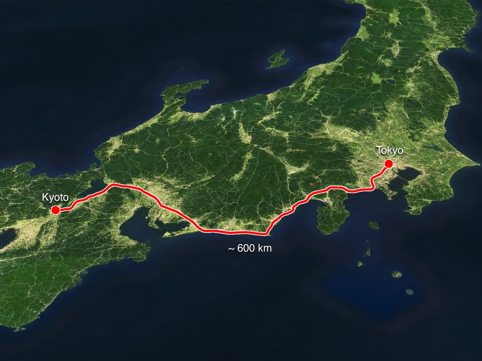 From Tokyo to Kyoto by E-Bike